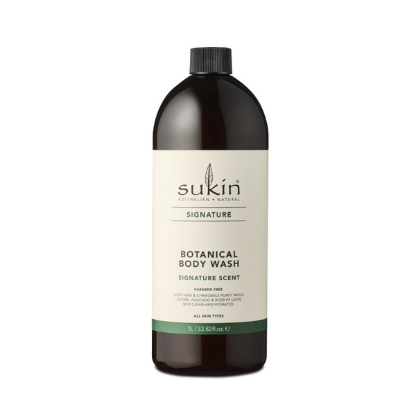 Sukin Botanical Body Wash Signature Scent 1L-1682789483