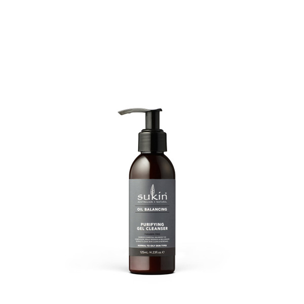 Sukin Oil Balancing +Charcoal Gel Cleanser 125 mL