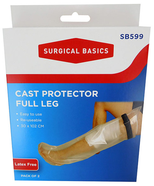 Surgical Basics Cast Protector Half Leg 60Cm 2 Pack