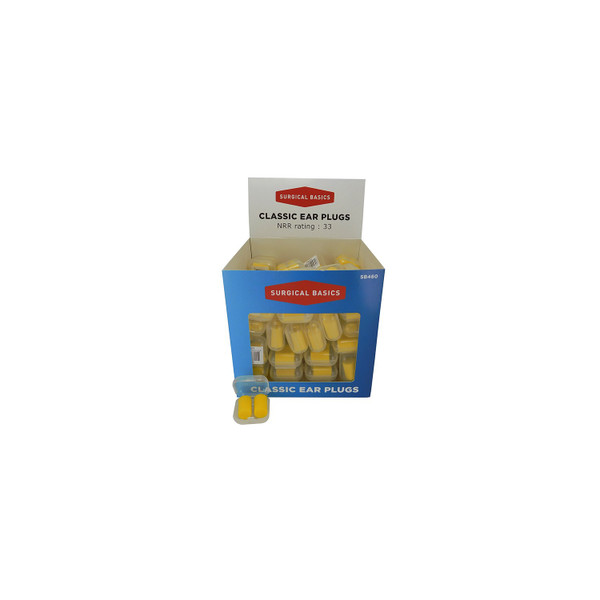 Surgical Basics Earplug Hush-A-Foam Classic