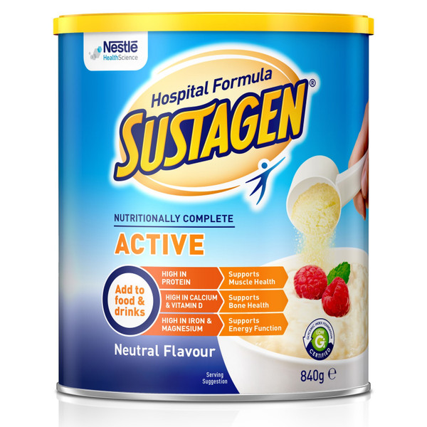 Sustagen Hospital Active Formula Neutral Flavour 840g