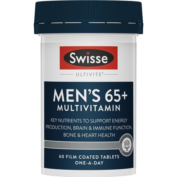 Swisse Men's Ultivite 65+ 60 Tablets