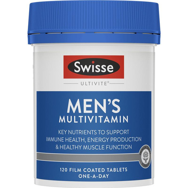 Swisse Men's Ultivite Multivitamin 120 Tablets