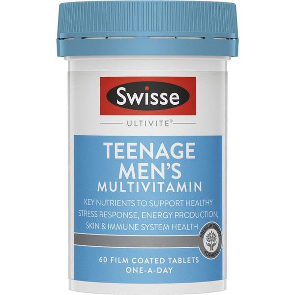 Swisse Ultivite Teenage Mens Multivitamin 60 Tablets