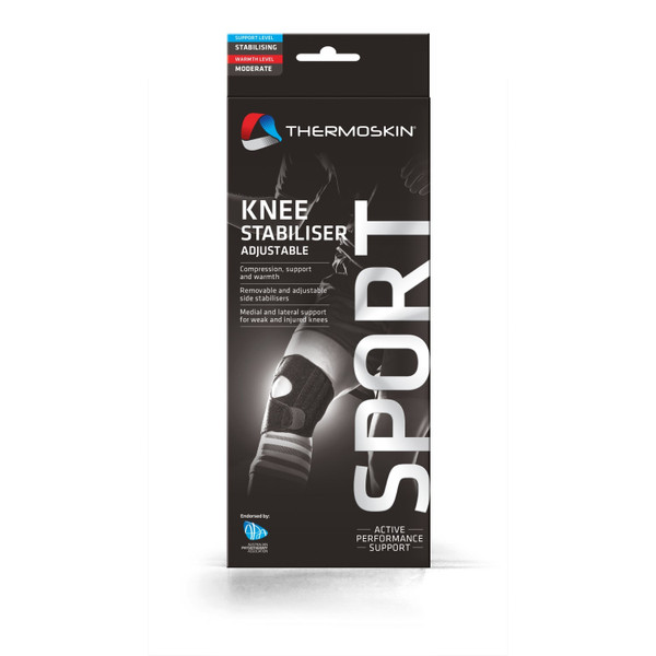 Thermoskin Sport Knee Stabiliser Adjustable L/XL