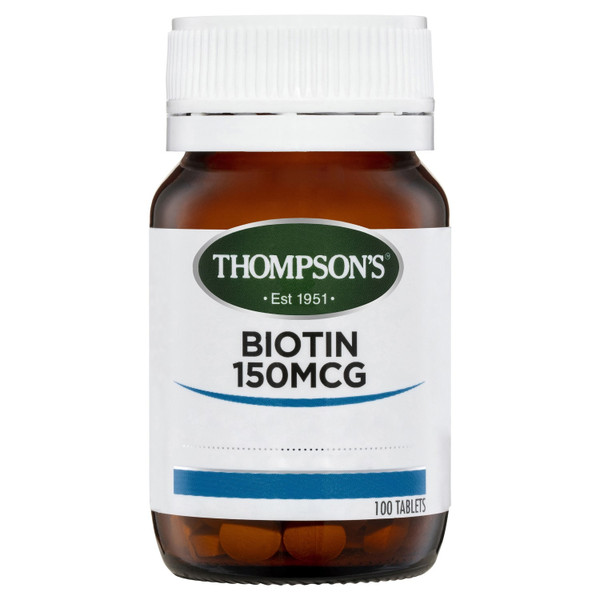 Thompsons Biotin 150mcg 100 tablets