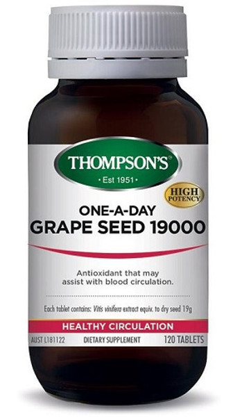 Thompsons One-A-Day Grape Seed 19000mg 120 tablets
