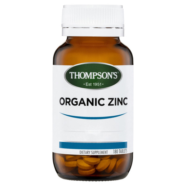 Thompsons Organic Zinc 180 tablets