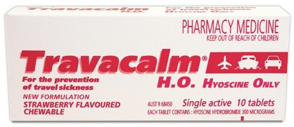 Travacalm HO 10 Strawberry 10 Tablets