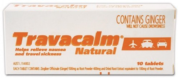 Travacalm Natural 10 Tablets
