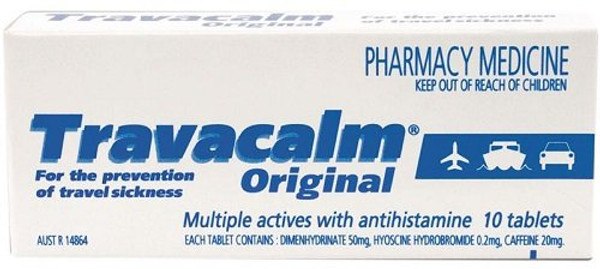 Travacalm Original 10 Tablets
