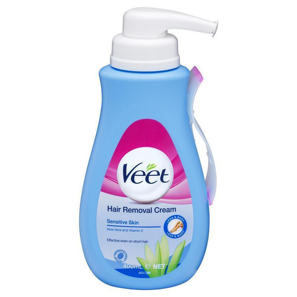 Veet Pure Hair Removal Cream Legs And Body Sensitive Skin 400ml
