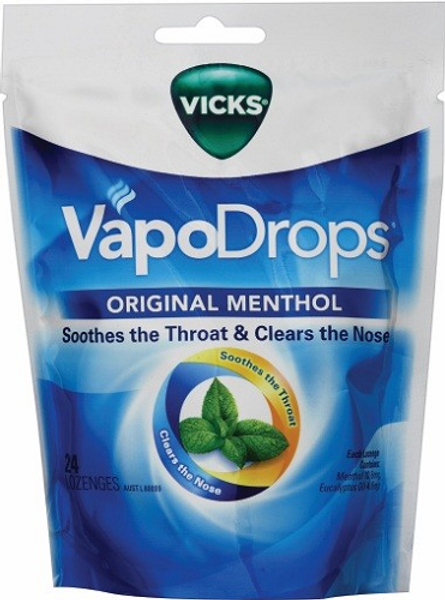 Vicks Vapodrops Original Menthol 24 Drops