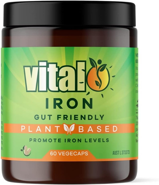 Vital Plant Based Iron 60 Vege Capsules