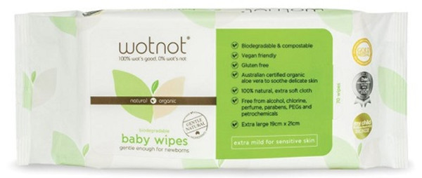 Wotnot Baby Wipes 70 Pack